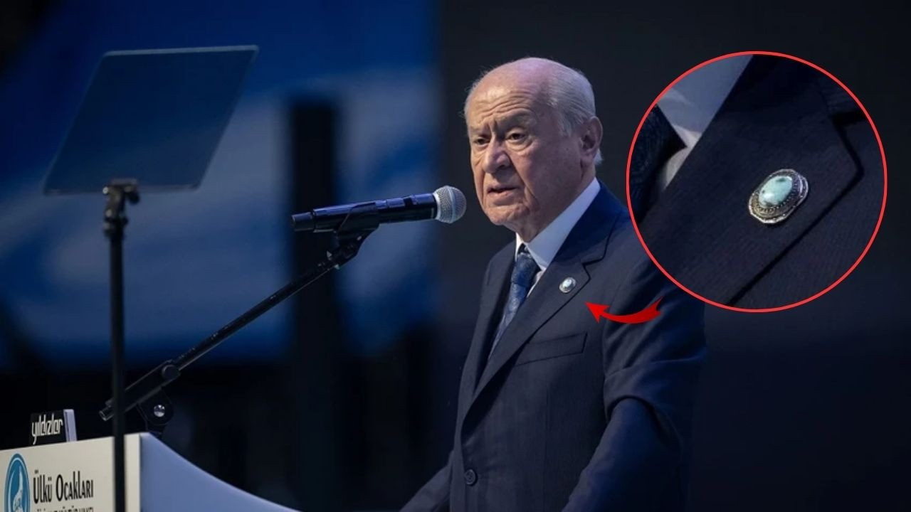 Devlet Bahçeli’ye “Altın Kurt Başlı Tuğ” takdim edildi: Sembolün anlamı dikkat çekti