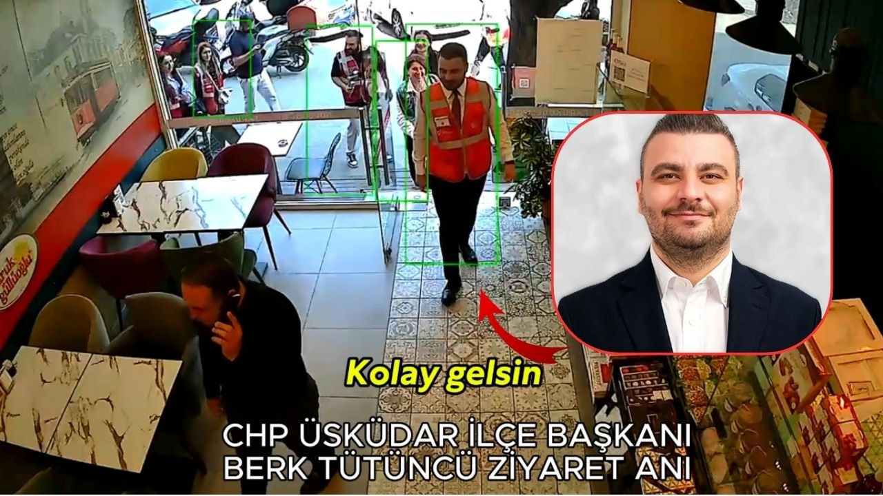 CHP Üsküdar İlçe Başkanı Tütüncü ile esnaf arasında gerginlik! Denetim anları kamerada