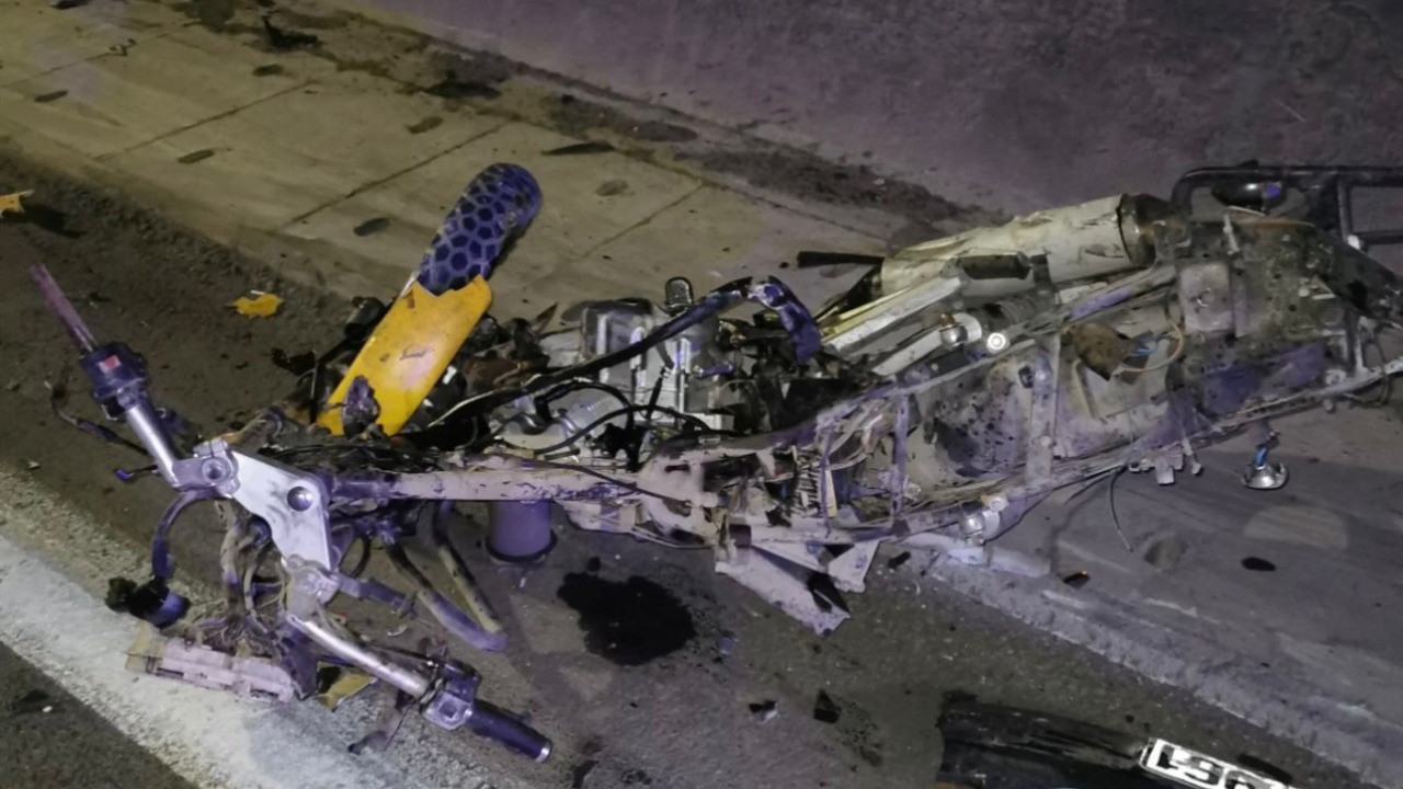 Tünelde feci kaza! Otomobil ile motosiklet çarpıştı: Ölü ve 