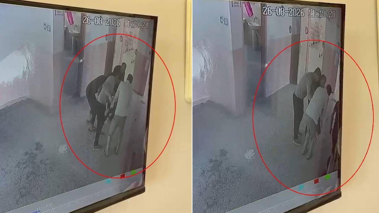 Okulda panik dolu dakikalar: Nefes borusuna şeker kaçtı: Hayat kurtaran manevra kamerada