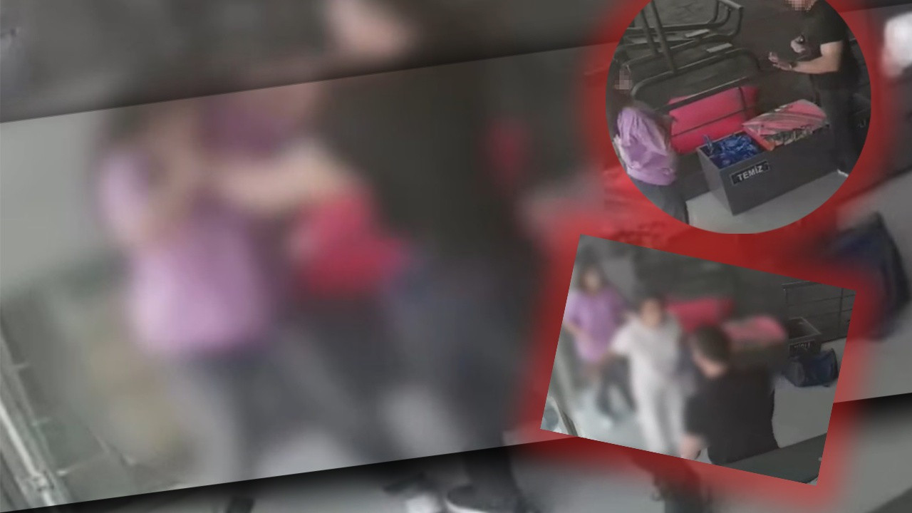 Boğazını Sıktı, salondaki kadın kurtardı! Spor salonundaki dehşet kamerada