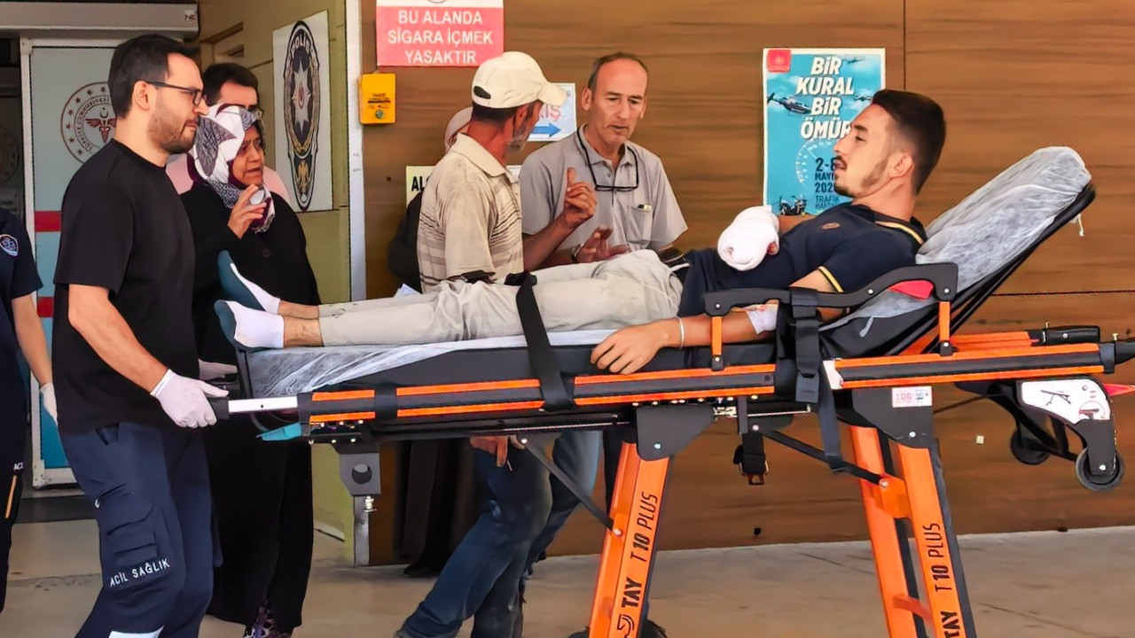 Korkunç olay! 3 parmağını motorlu testereye kaptırdı