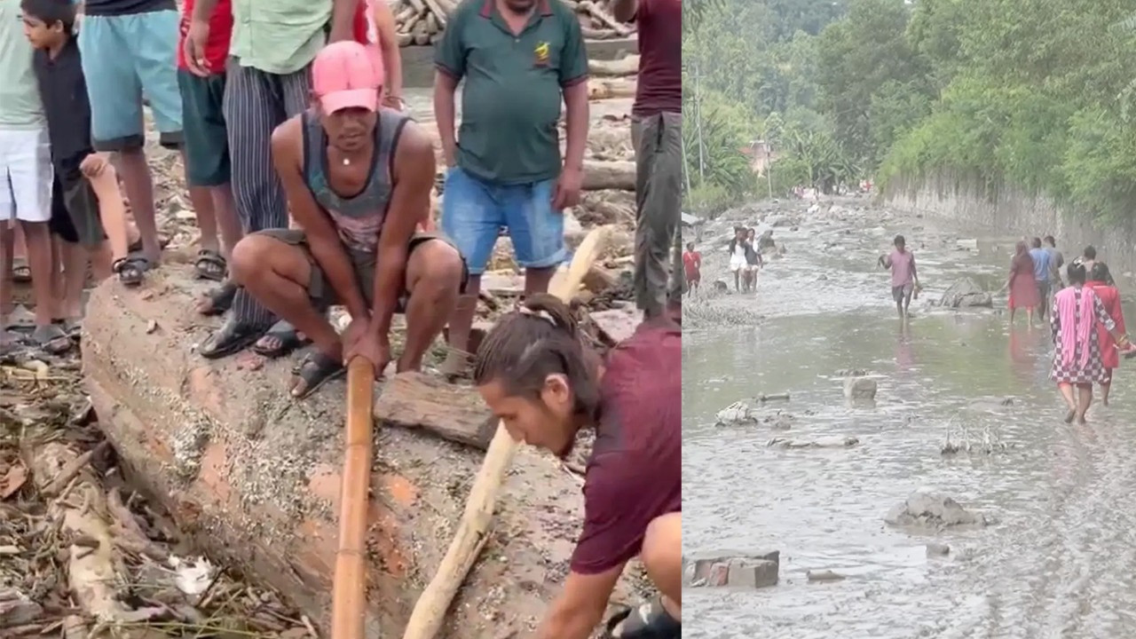 Nepal’de sel felaketinde insanlık dışı görüntü! Cesetler arasında altın yarışı