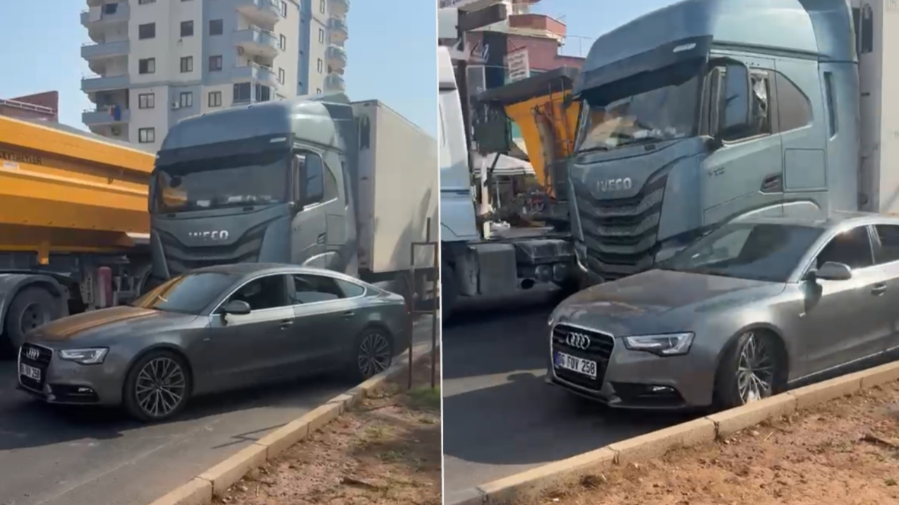Trafikte korku dolu anlar! Yol verme tartışmasında dehşet yaşandı!