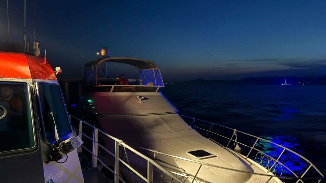 Çanakkale Boğazı'nda tekne paniği! 2 kişi kurtarıldı