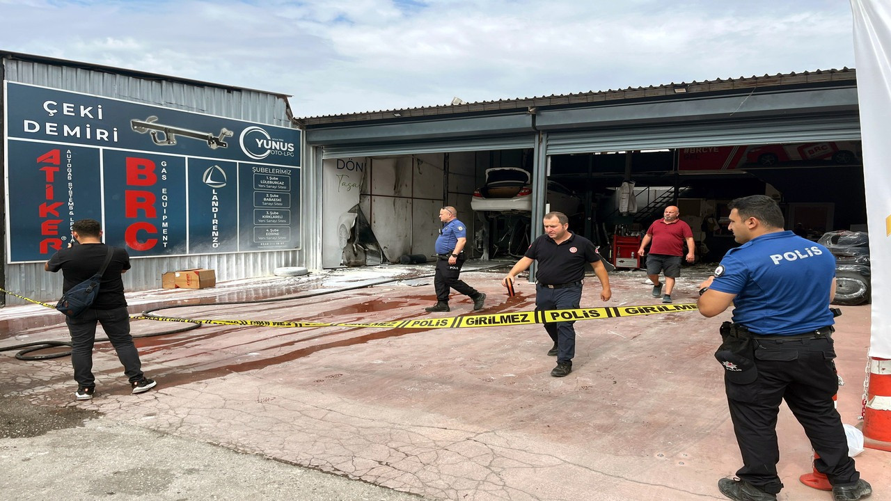 Edirne’de tamirhanede patlama! 1’i ağır, 2 kişi yaralandı