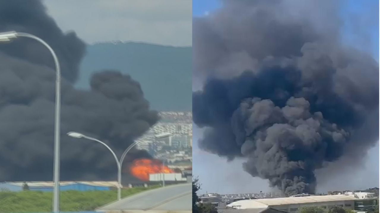 Tuzla Deri Sanayi Sitesi'nde yangın paniği! Müdahale sürüyor