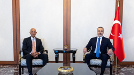 Bakan Fidan, ABD Büyükelçisi Barrack'ı kabul etti