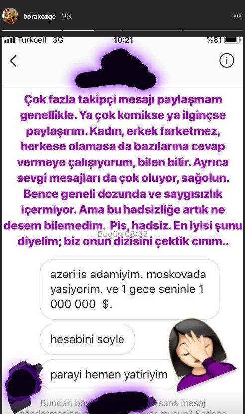Özge Borak ‘ahlaksız teklif’i ifşa etti!