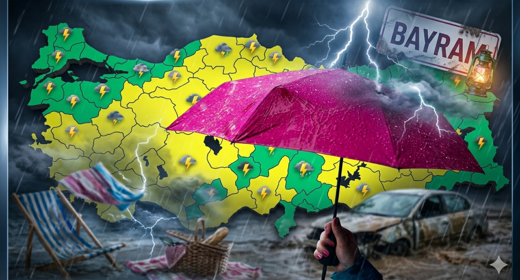 Bayram'da tatil keyfi yapacaklara kötü haber! Tüm yurdu etkisi altına alıyor: Meteoroloji sarı kodu verdi