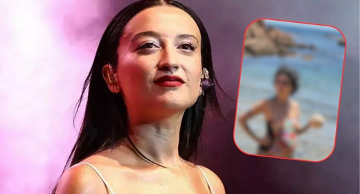 Melike Şahin’den karnı burnunda tatil paylaşımı: “Depo fullendi görev başına dönüyor”