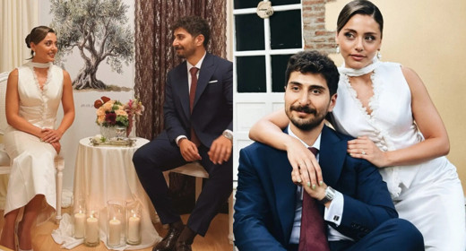 Sıla Türkoğlu ve Ata Ayyıldız’dan mutluluk pozları: Evlilik yolunda ilk adımı attılar