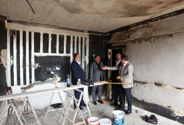AK Parti Gaziantep teşkilatından dayanışma örneği! Yangından etkilenenlerle buluştu - Resim : 3