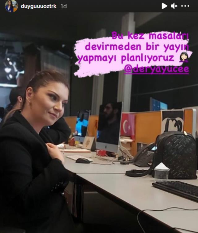 tvnet spikeri Duygu Öztürk’ün ilk yayınında korkutan kaza! Neye uğradığını şaşırdı