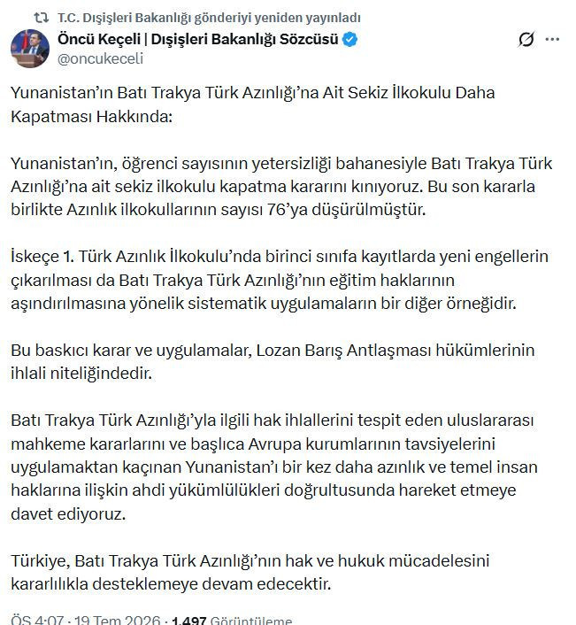 Dışişleri Bakanlığı'ndan sert tepki! 