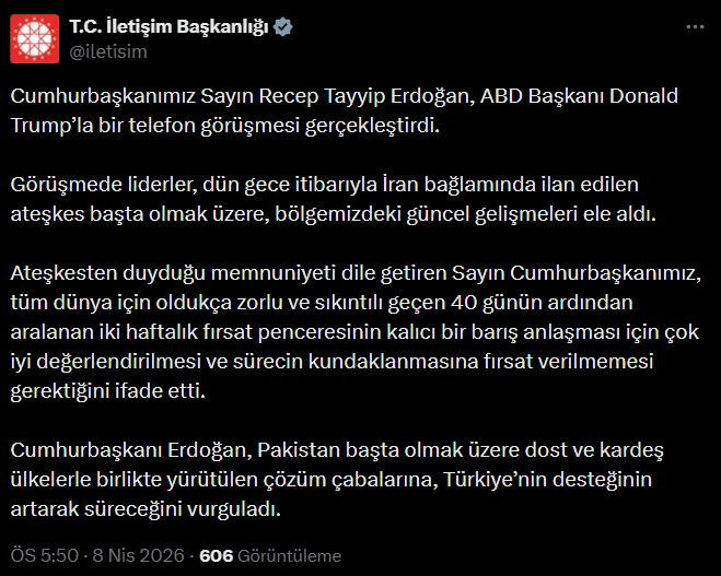 Cumhurbaşkanı Erdoğan Trump’la görüştü! Türkiye’den barış diplomasisi