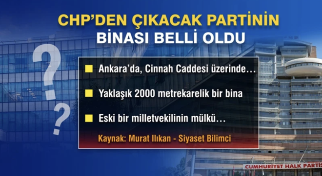 CHP kulislerini sarsan iddia: Yeni parti için adres belli oldu