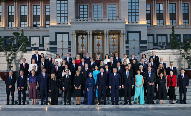 Külliye'de NATO resepsiyonu: 32 ülkenin lideri Ankara'da