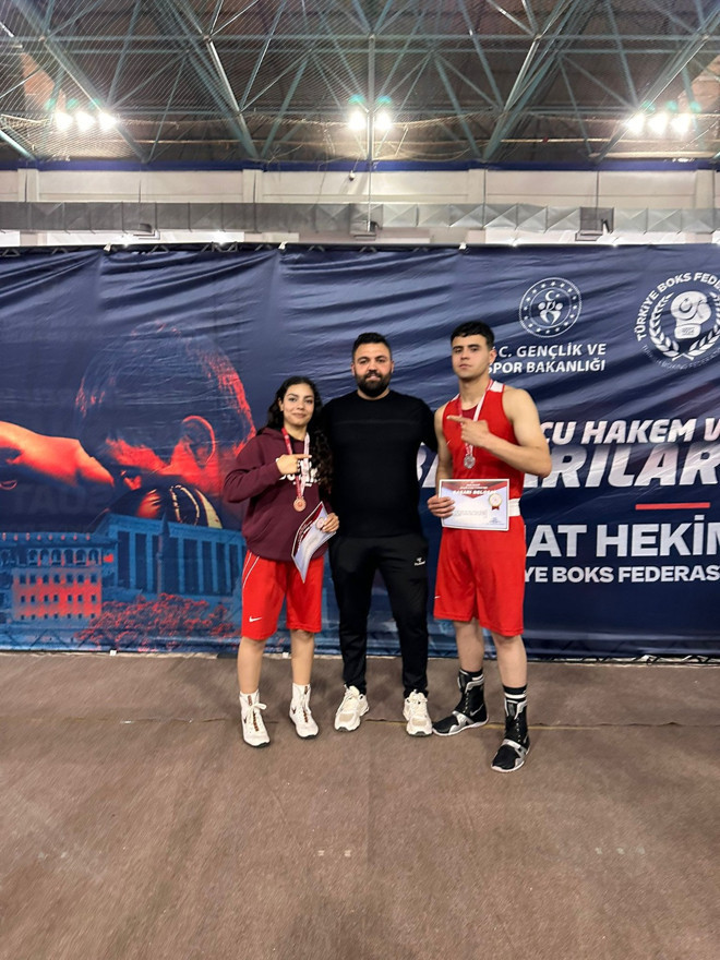 Gaziantepli sporculardan çifte derece! Kars’tan madalyayla döndüler