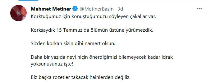 Mehmet Metiner yazdı, ortalık karıştı... Metiner'den iki gazeteci Zafer Arapkirli ve Bülent Mumay'a tepki - Resim : 5