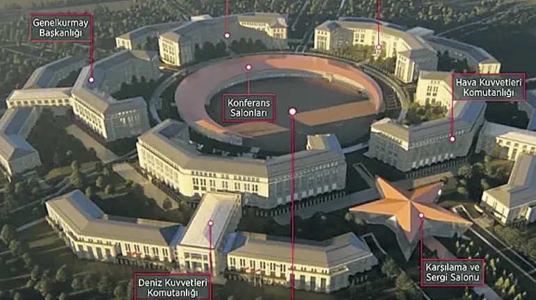 Pentagondan bile daha büyük! Ay Yıldız Karargahı ilk büyük organizasyonunu yapacak