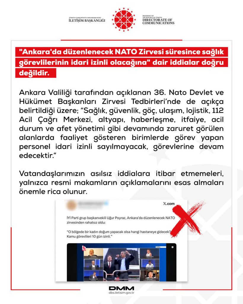 DMM o iddialara yanıt verdi! Sağlık görevlileri izinli olacak mı?