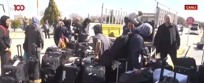 İltica talepleri ile gündeme gelmişlerdi! İran kadın milli futbol takımı Türkiye'de - Resim : 2