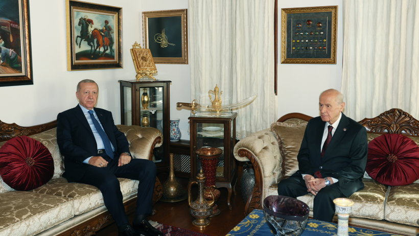 Ankara'da kritik g&ouml;r&uuml;şme! Erdoğan'dan Bah&ccedil;eli'ye ziyaret... Ne konuşuldu? - Resim : 4