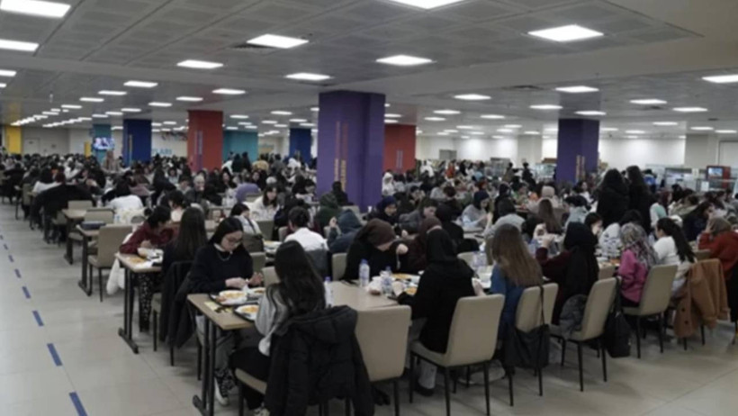 Ankara'da Cebeci Site Kız Öğrenci Yurdu’nda öğrencilere özel menü hizmeti