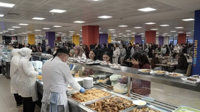 Ankara'da Cebeci Site Kız Öğrenci Yurdu’nda öğrencilere özel menü hizmeti - Resim : 2