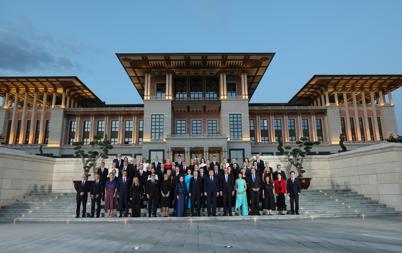 K&uuml;lliye'de NATO resepsiyonu: 32 &uuml;lkenin lideri Ankara'da - Resim : 2