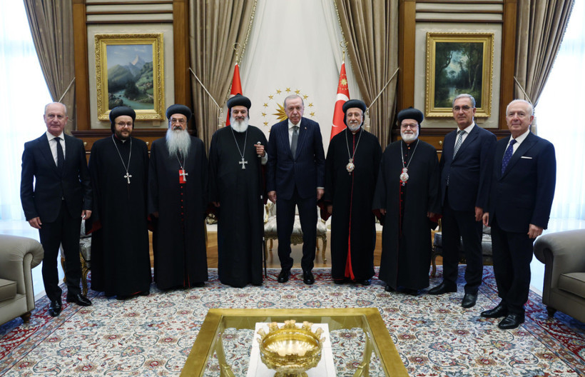 Cumhurbaşkanı Erdoğan, Süryani Ortodoks Kilisesi Patriğini kabul etti