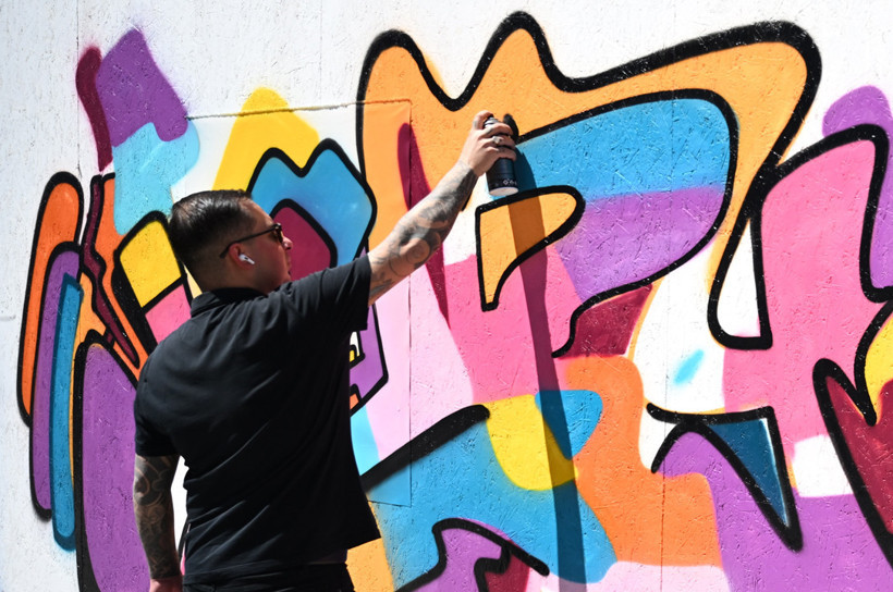 Şehrin duvarları sanatla buluştu! Sokak Stili Graffiti Festivali Gaziosmanpaşa&rsquo;da ger&ccedil;ekleşti - Resim : 2