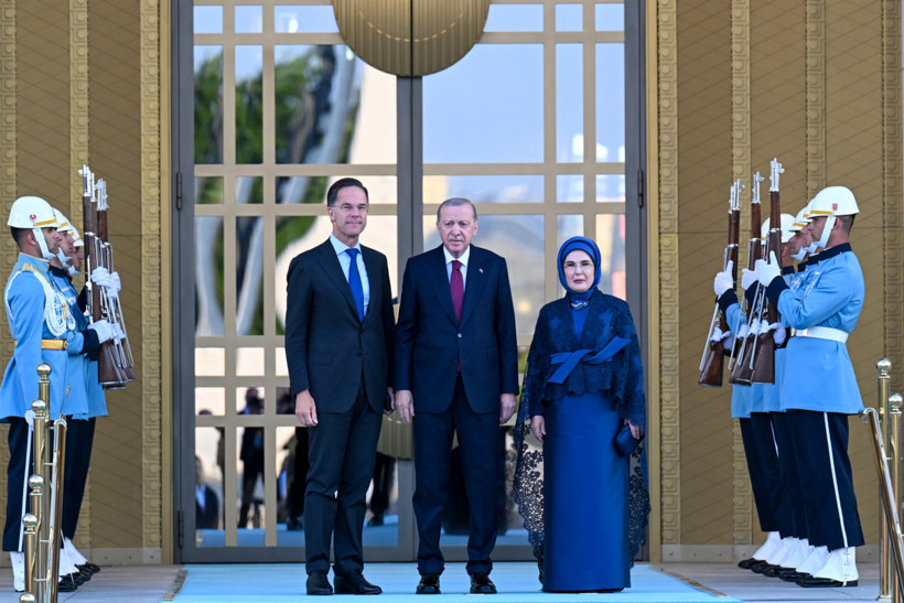 Külliye'de NATO resepsiyonu: 32 ülkenin lideri Ankara'da