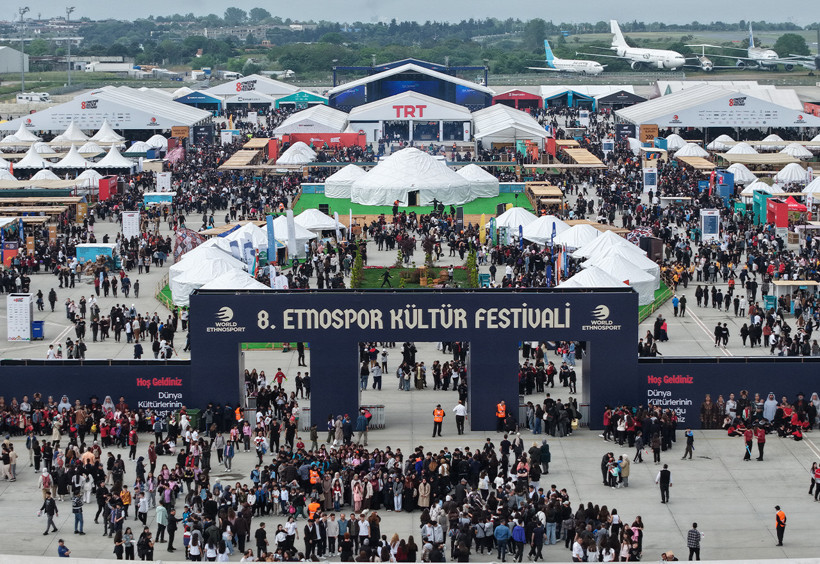 Etnospor Festivali 1,5 milyon ziyaret&ccedil;iyle sona erdi! D&uuml;nya k&uuml;lt&uuml;rleri İstanbul'da buluştu - Resim : 2