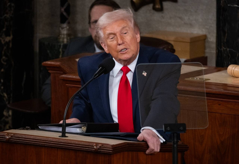 ABD Başkanı Trump'tan net mesaj! Kongre'ye tarihin en uzun konuşmasını yaptı: Asla izin vermeyeceğim