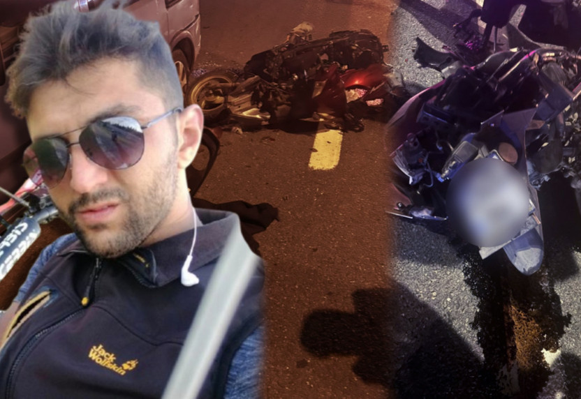 Motosiklet sürücüsü feci şekilde can verdi! “Bir şoför sıkıştırdı, başka araç ezdi”