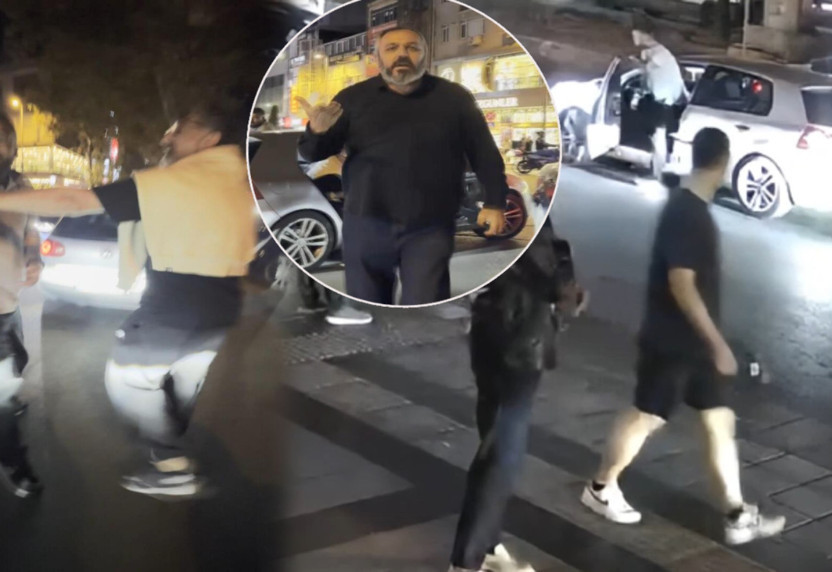 Motosikletli sürücüye dehşeti yaşattılar! “Seni buraya gömerim, öldürürüm”: Yeni görüntüler ortaya çıktı